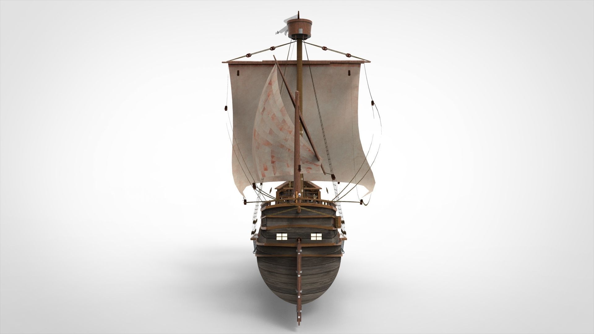 Sailing Ship 3D model_4