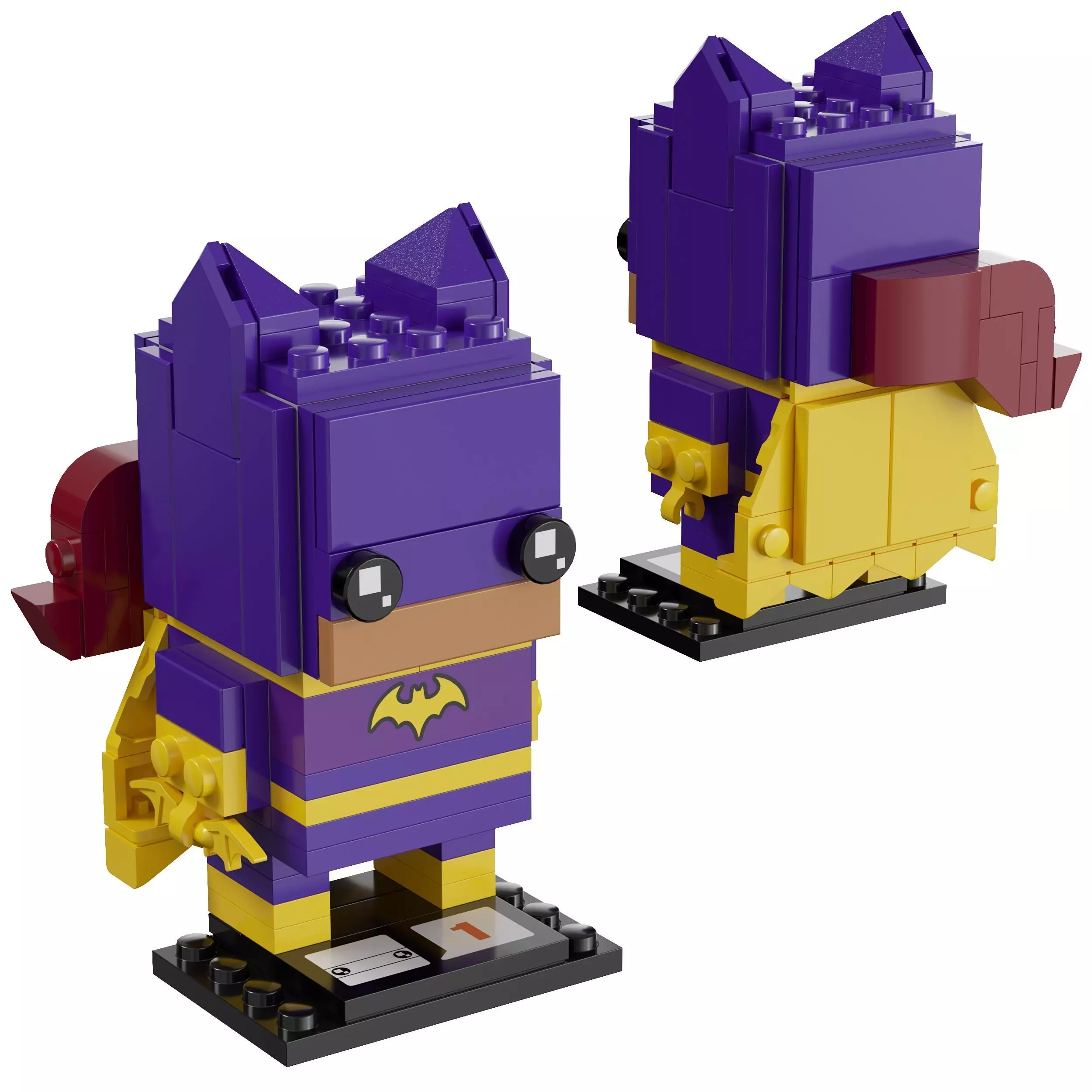 Lego BrickHeadz - 41586 Batgirl 3D model_0