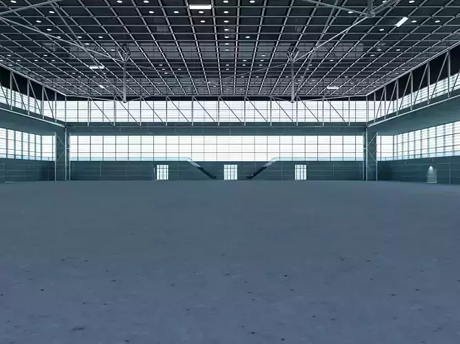 Exhibition Hall 23 3D model Exhibition Hall 23 3D model