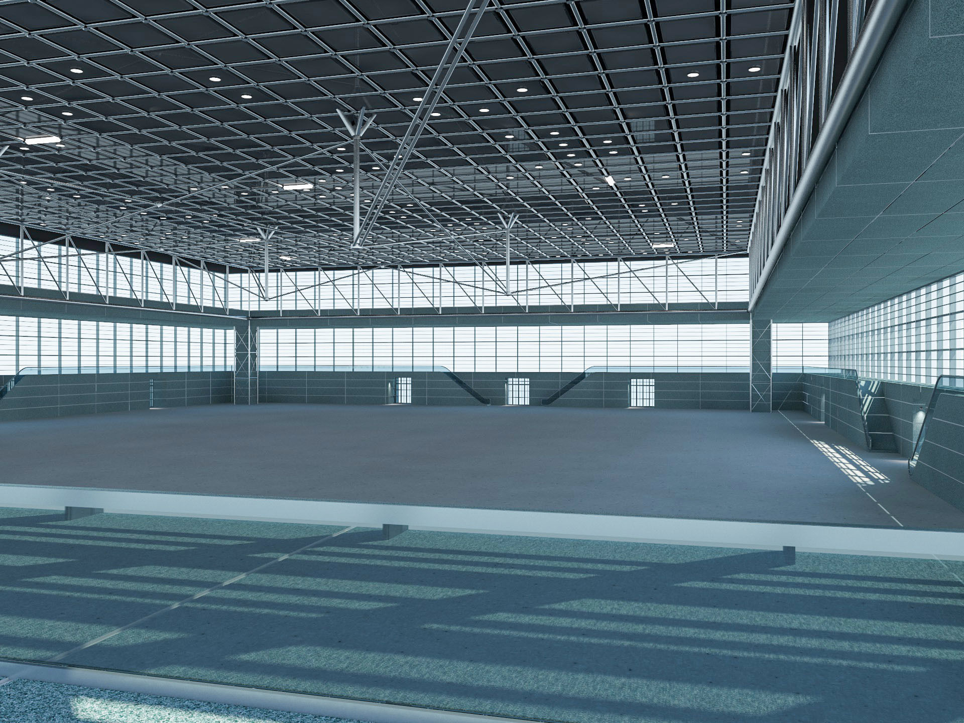 Exhibition Hall 23 3D model_4