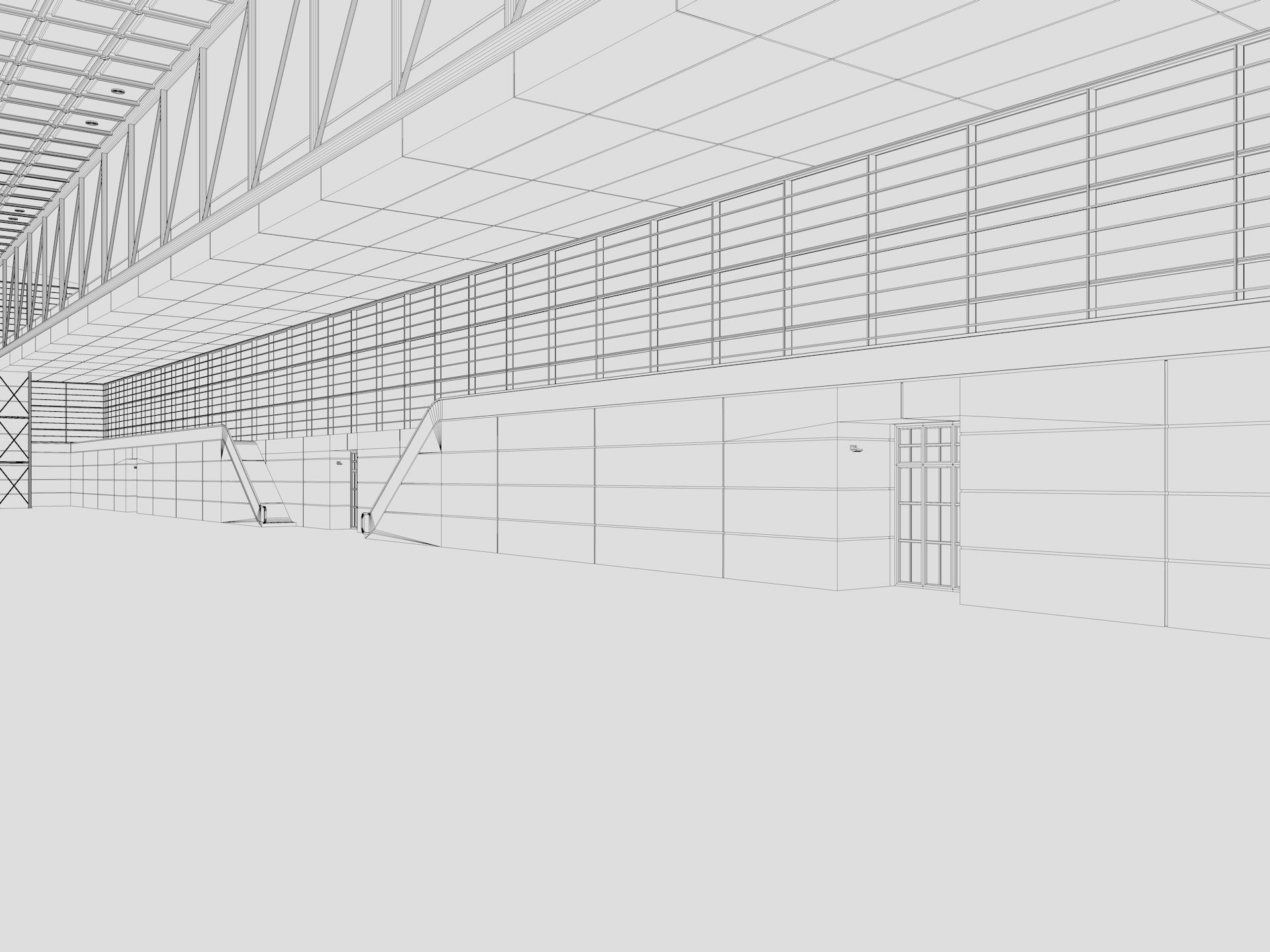 Exhibition Hall 23 3D model_13