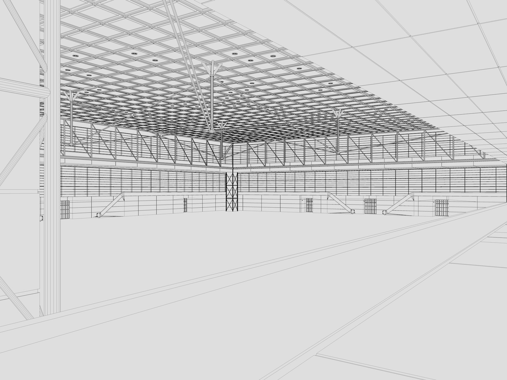 Exhibition Hall 23 3D model_15