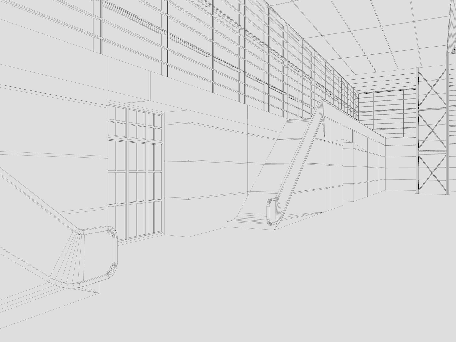 Exhibition Hall 23 3D model_18