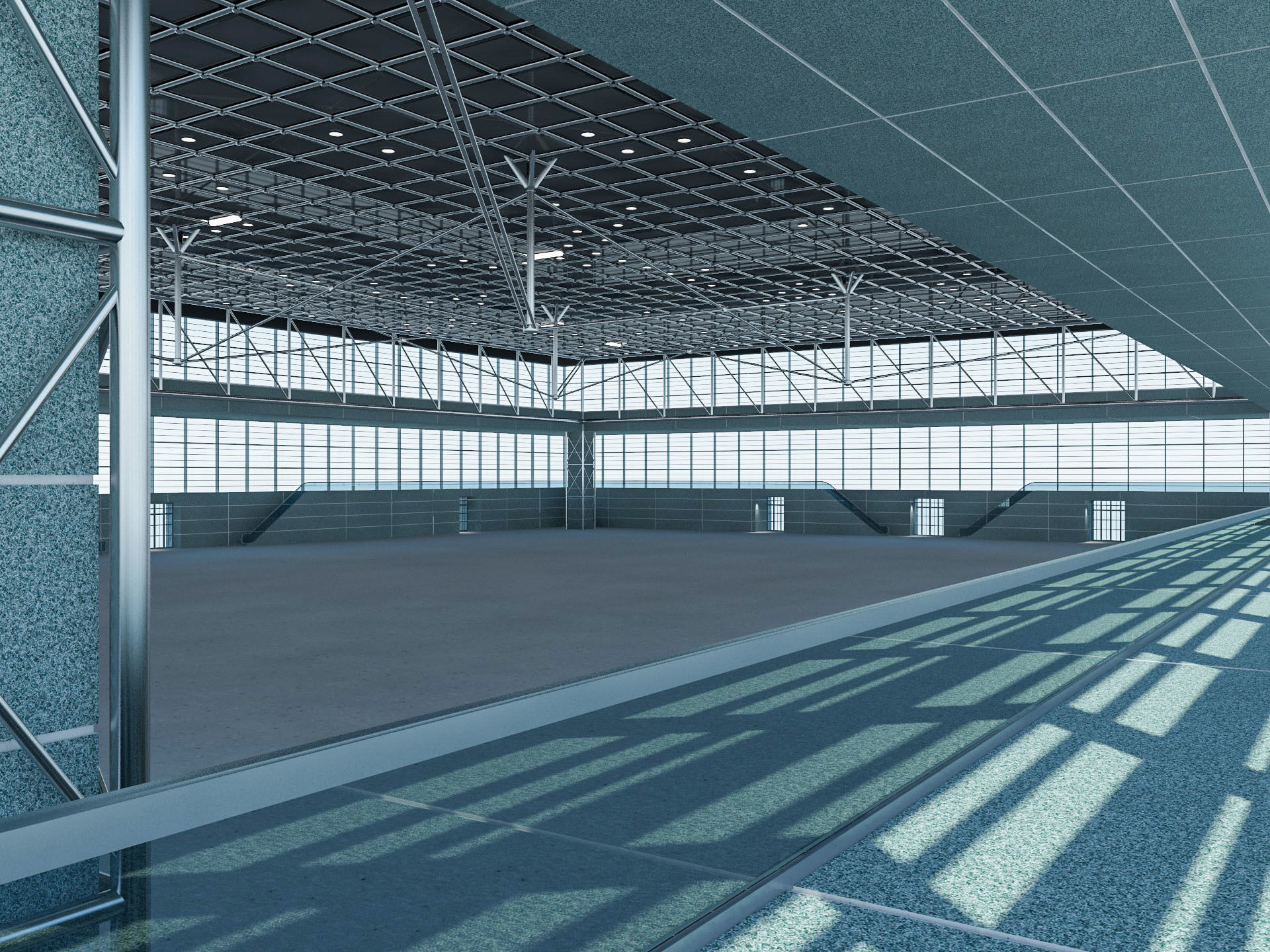 Exhibition Hall 23 3D model_6