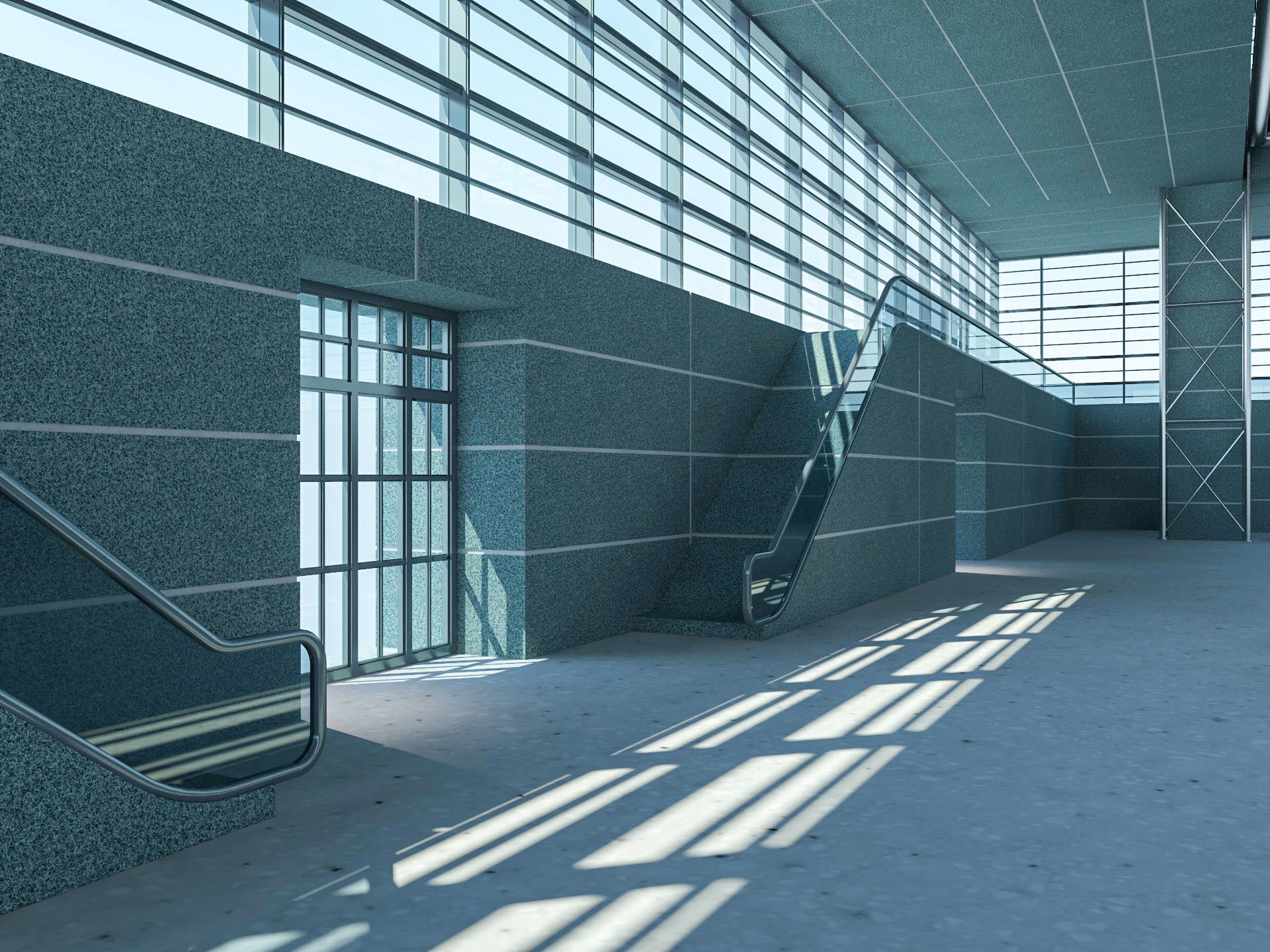 Exhibition Hall 23 3D model_5