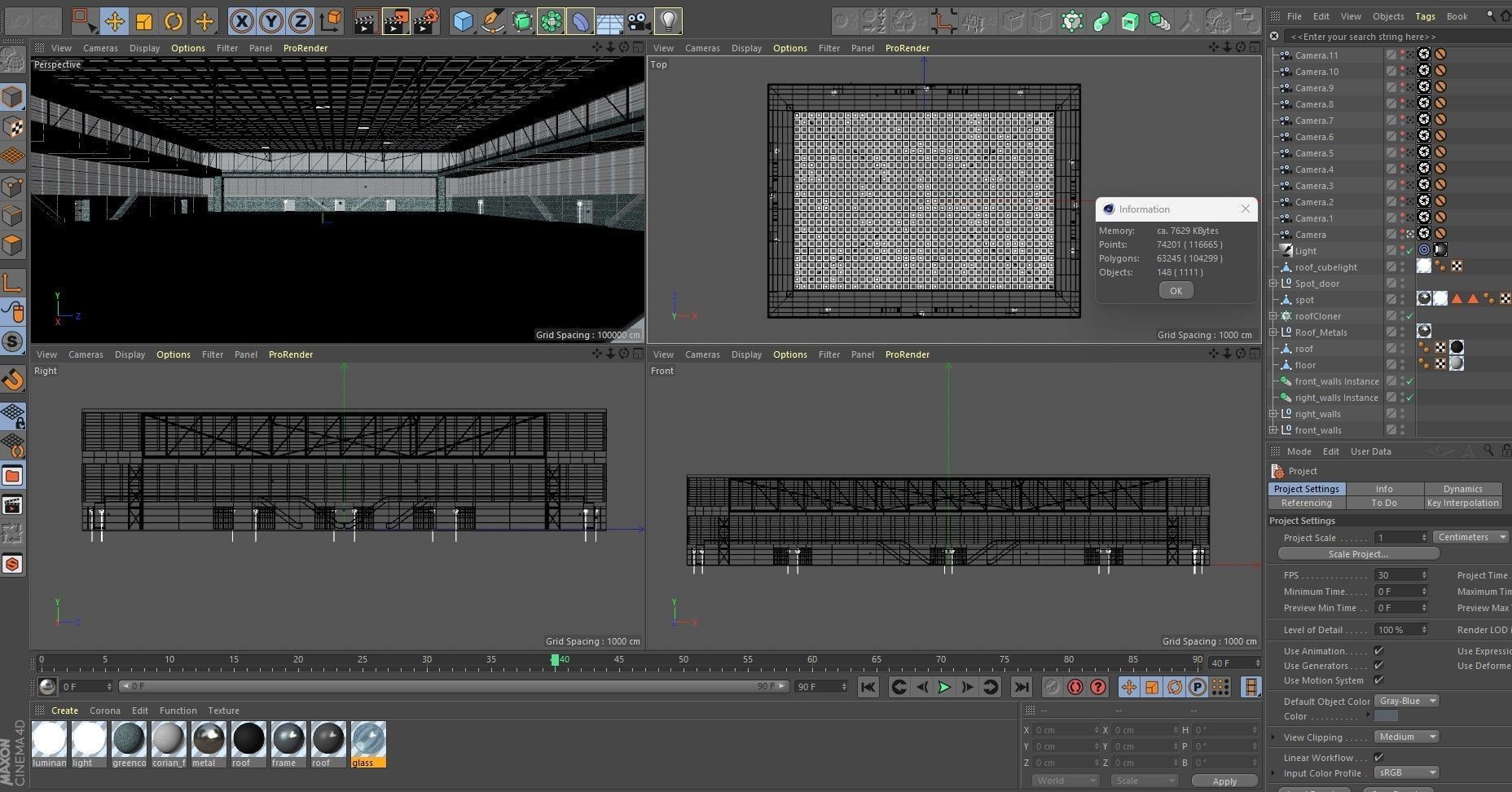 Exhibition Hall 23 3D model_22