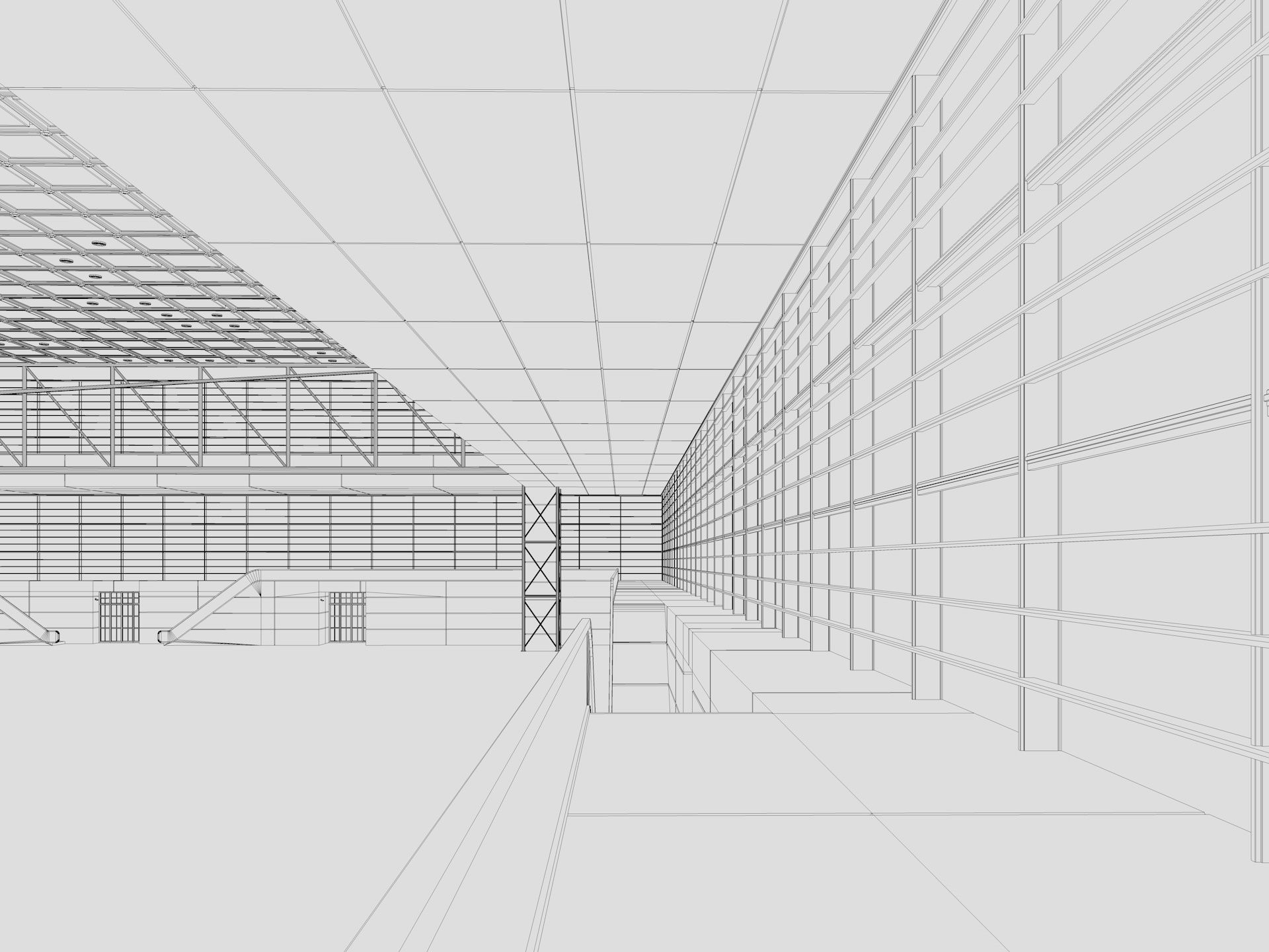 Exhibition Hall 23 3D model_19