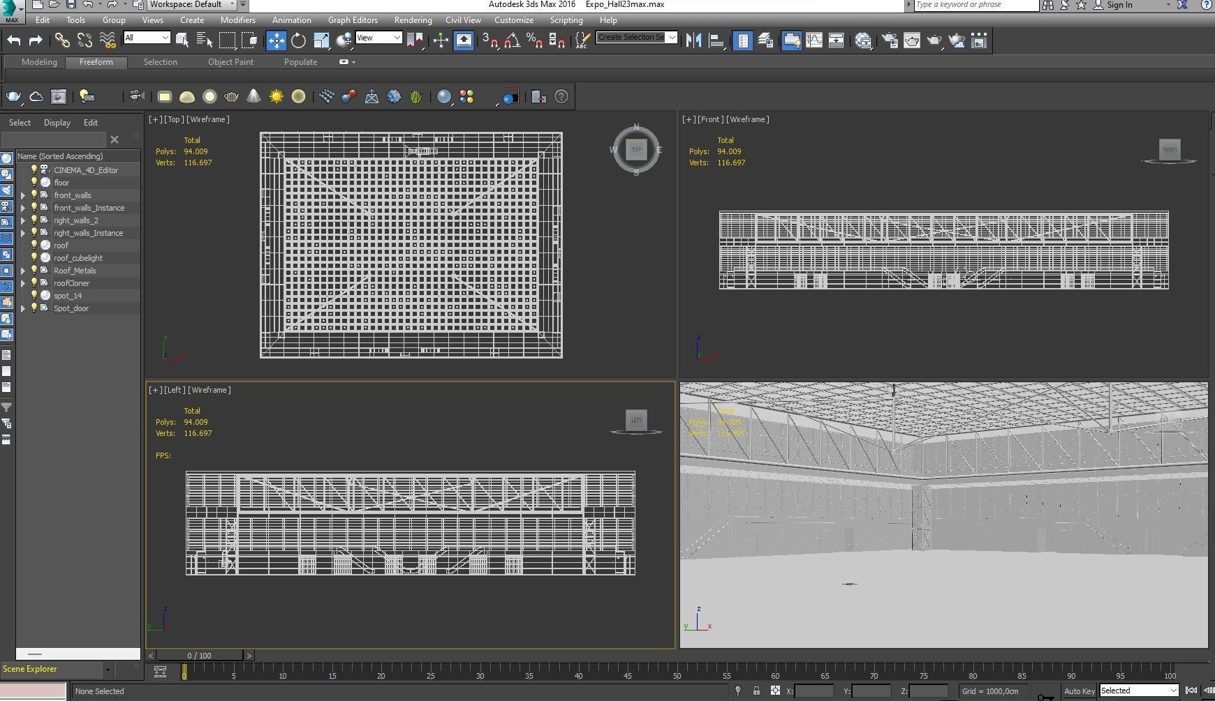 Exhibition Hall 23 3D model_23