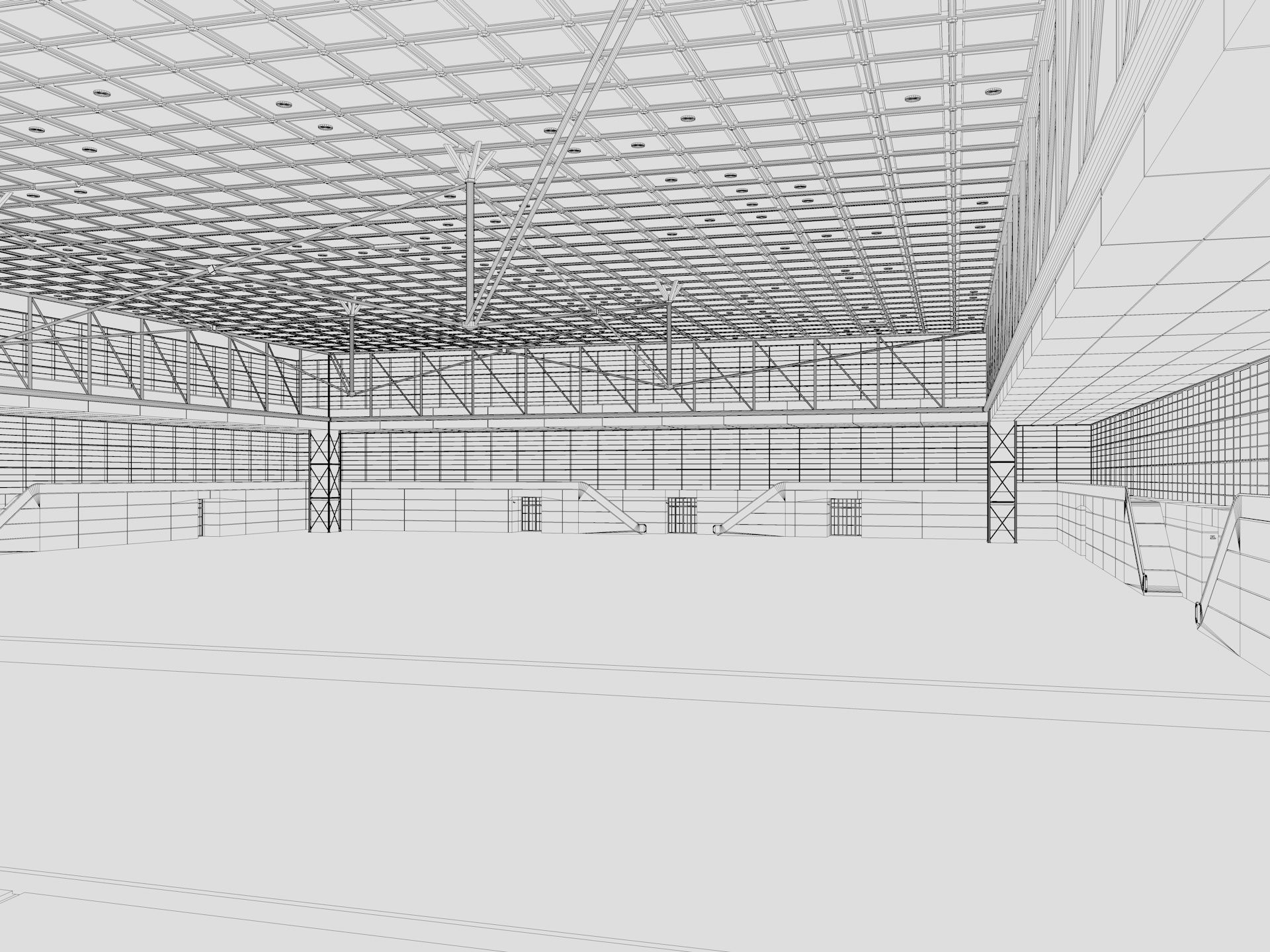 Exhibition Hall 23 3D model_12