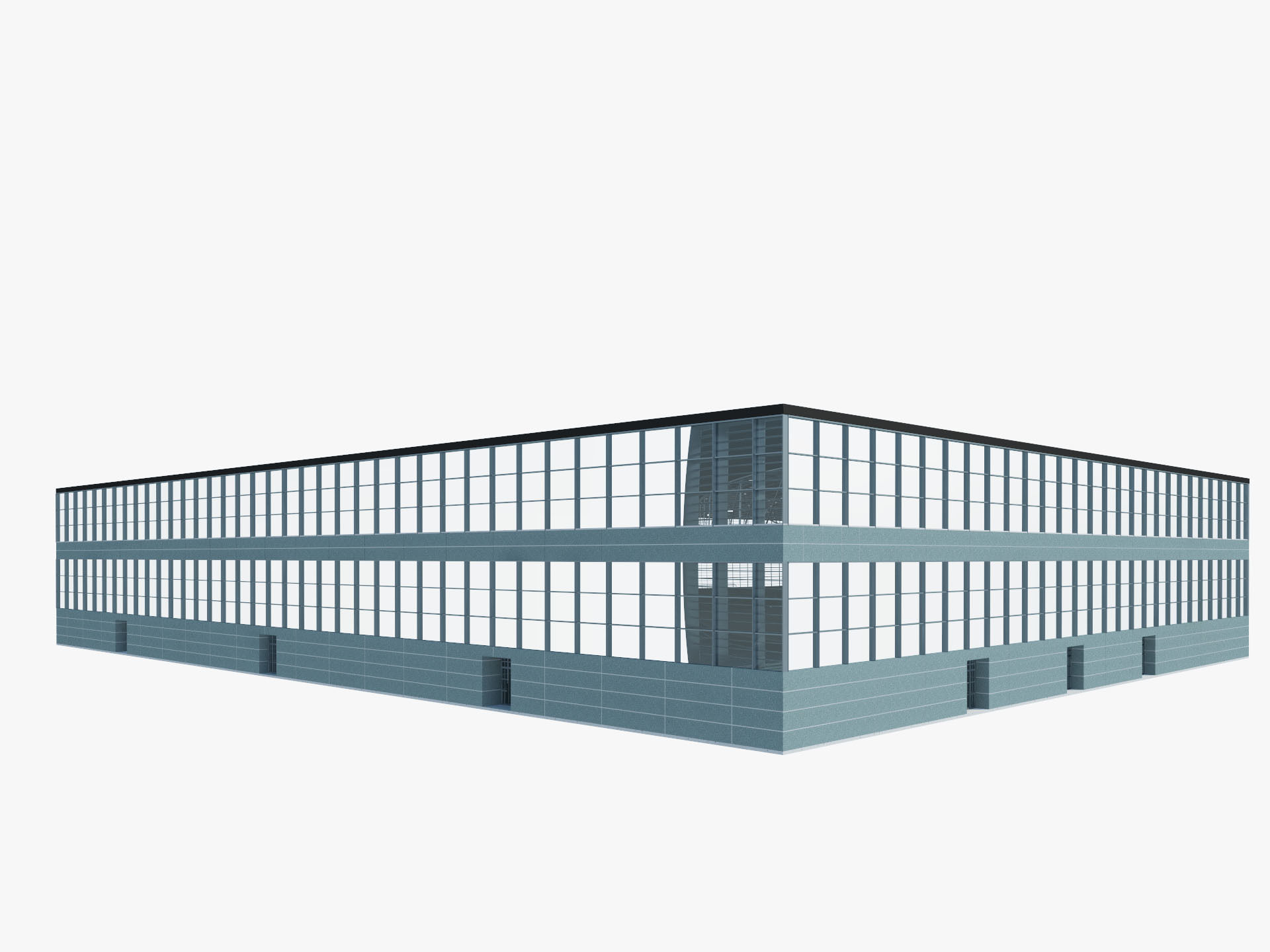 Exhibition Hall 23 3D model_2