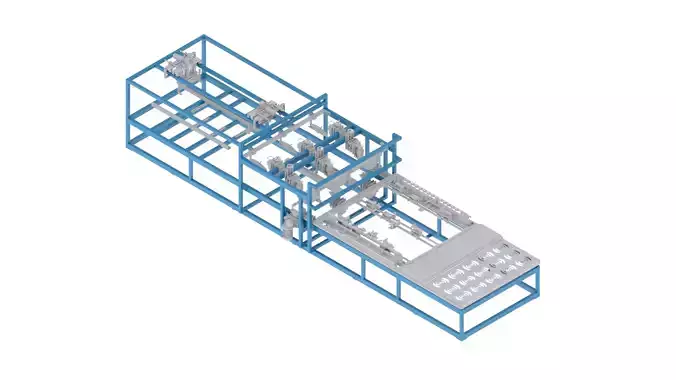 Automatic Wooden Pallet Making Machine