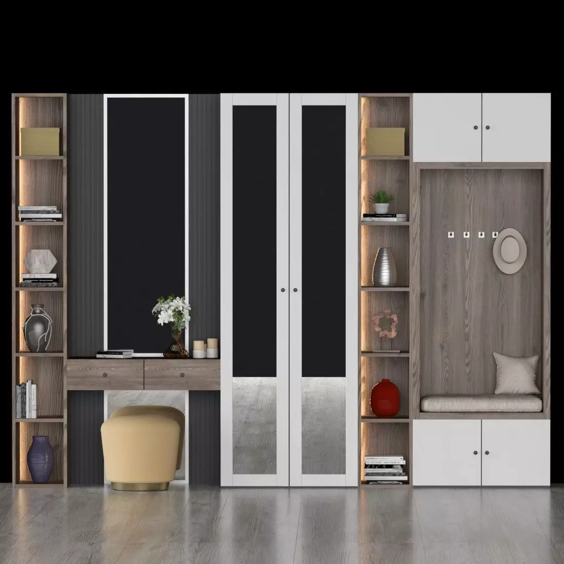 hall furniture 46 3D model