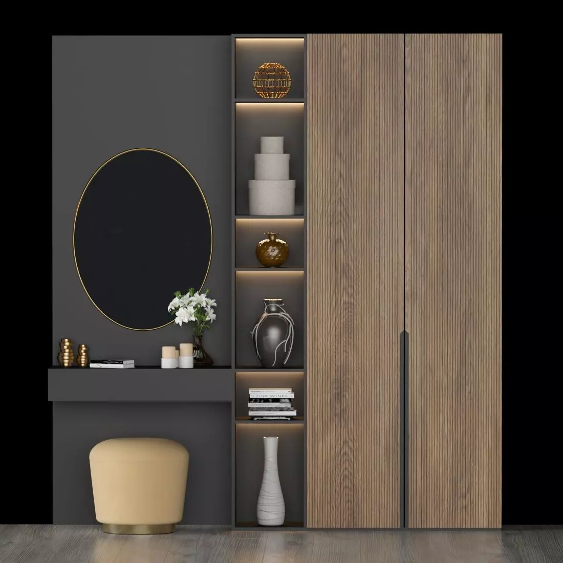 hall furniture 47 3D model