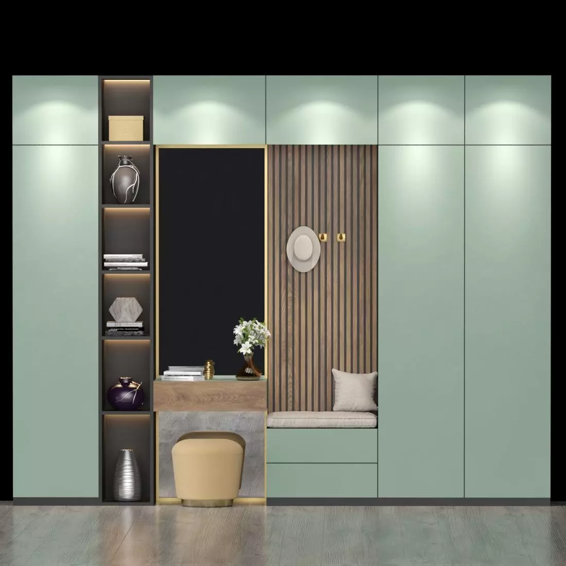 hall furniture 48 3D model