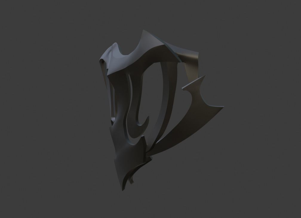 Noob Saibot mask from Mortal Kombat 11 - Han Ba 3D print model_2