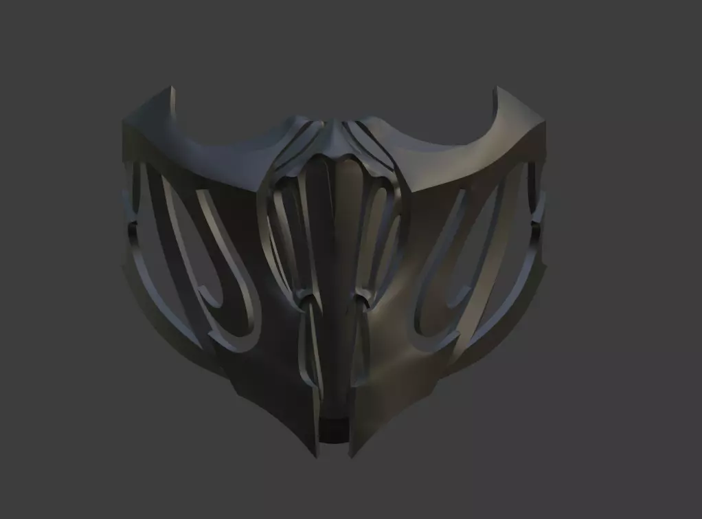 Noob Saibot mask from Mortal Kombat 11 - Han Ba 3D print model_0