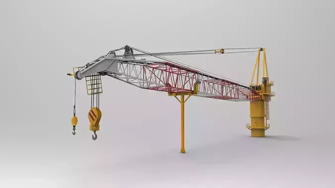 Tower Crane 3D model
