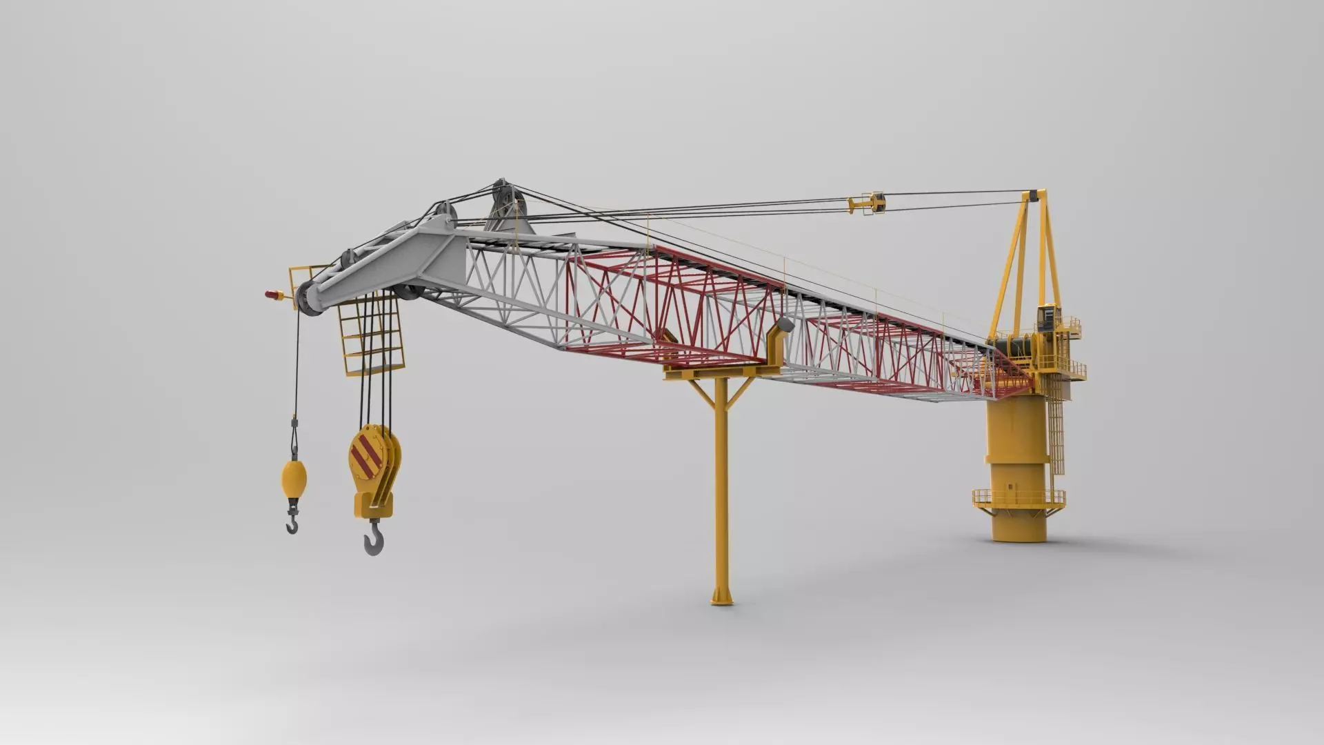 Tower Crane 3D model_0
