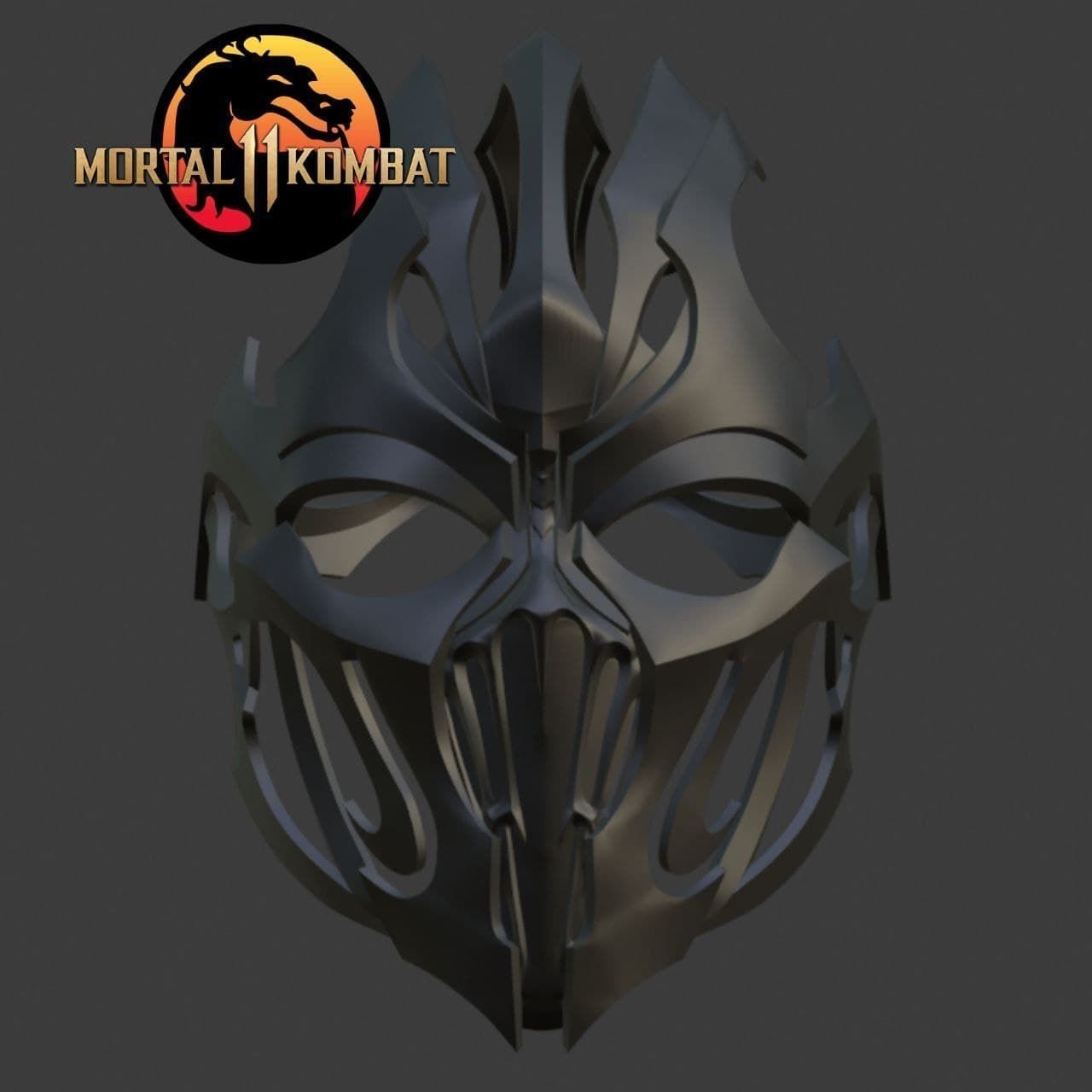 Noob Saibot helmet from Mortal Kombat 11 - Han Ba 3D print model_1
