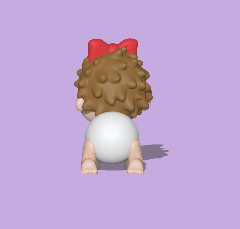 Laughing Baby 3D print model_2