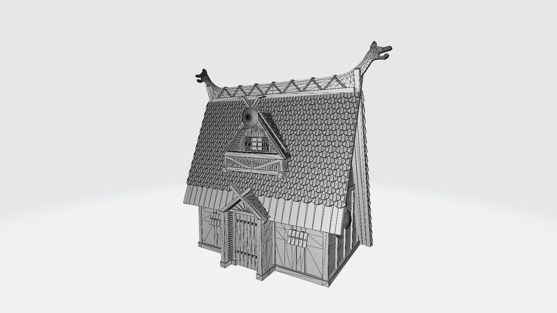House on the swamp 3D print model_4