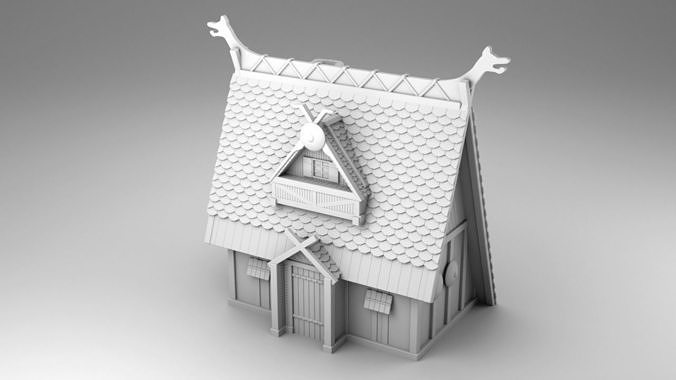 House on the swamp 3D print model