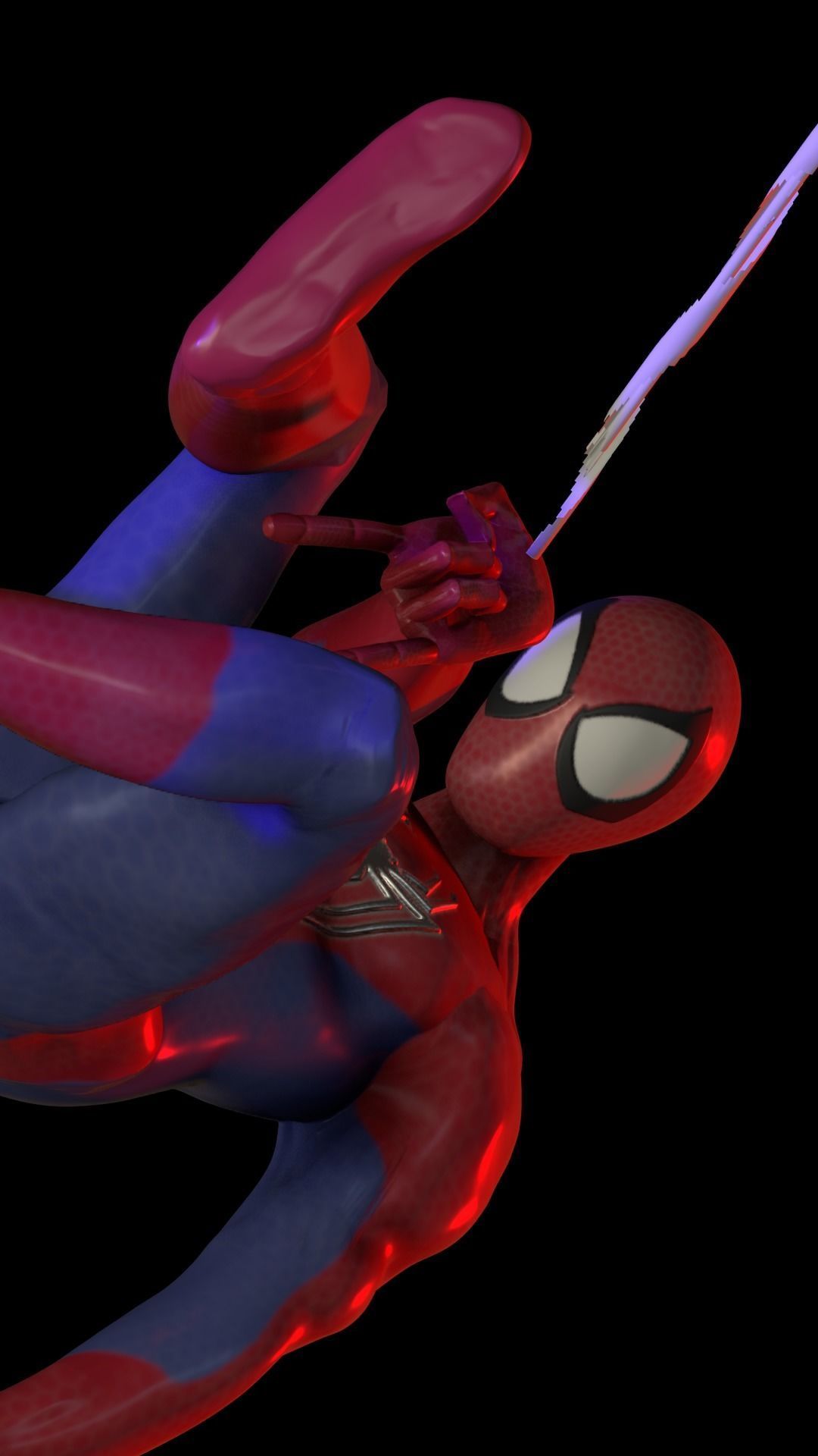Spider Man and Venom 3D model_13