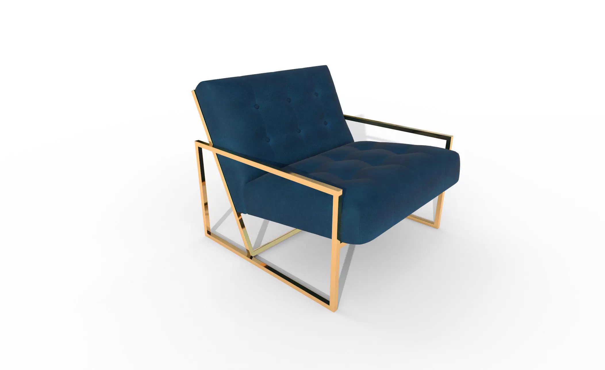 Chair velvet 3D model