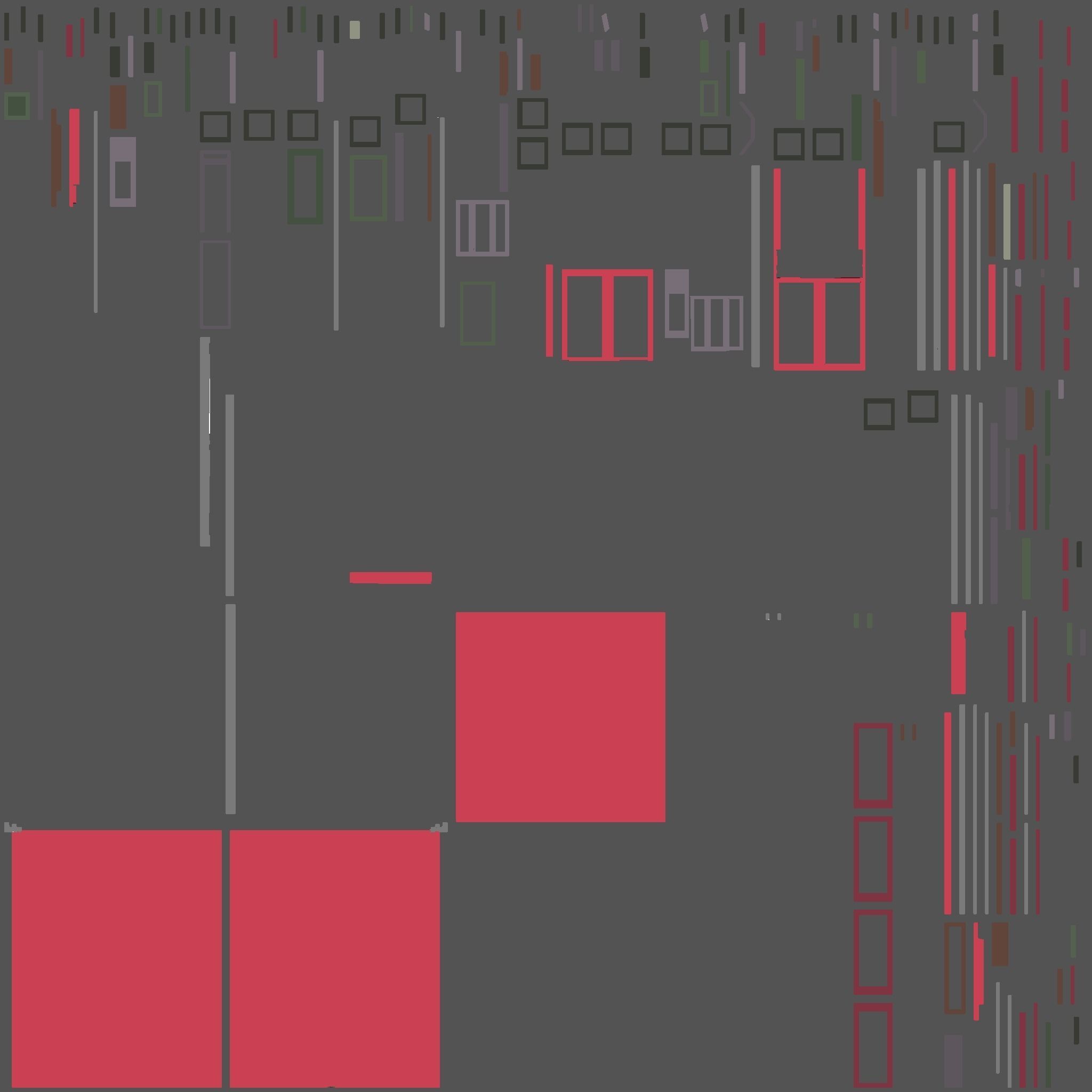 1930s low poly building 01 Low-poly 3D model_5