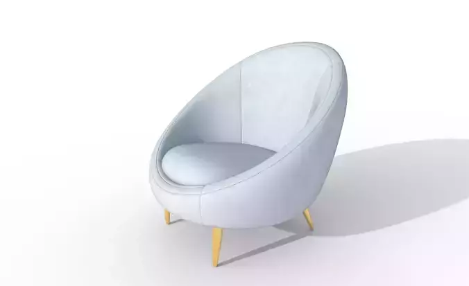 Chair in shape of egg