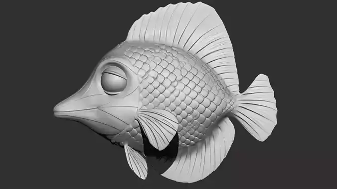 Fish 3d Print model head