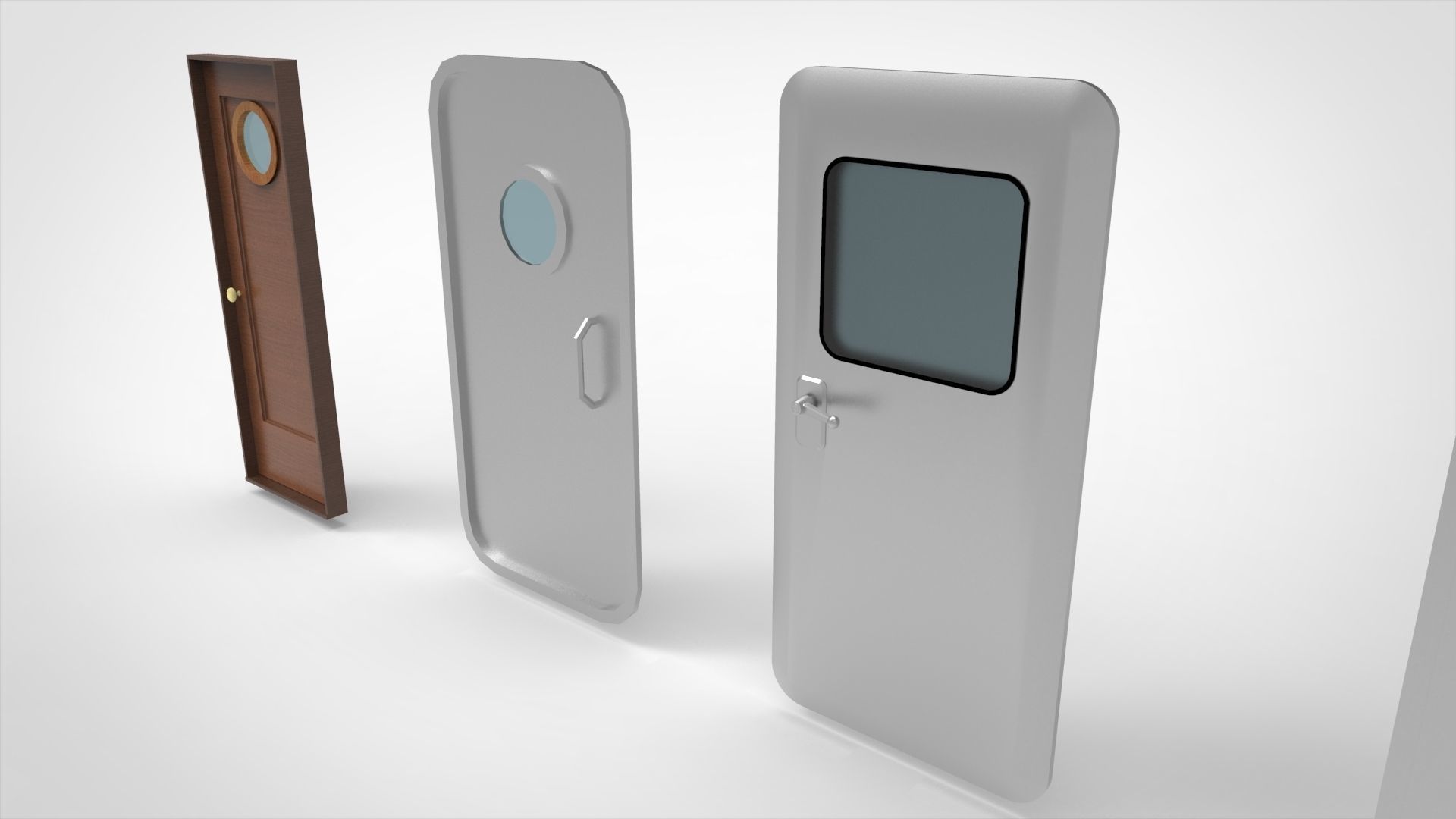 Ship Door 3D model_4