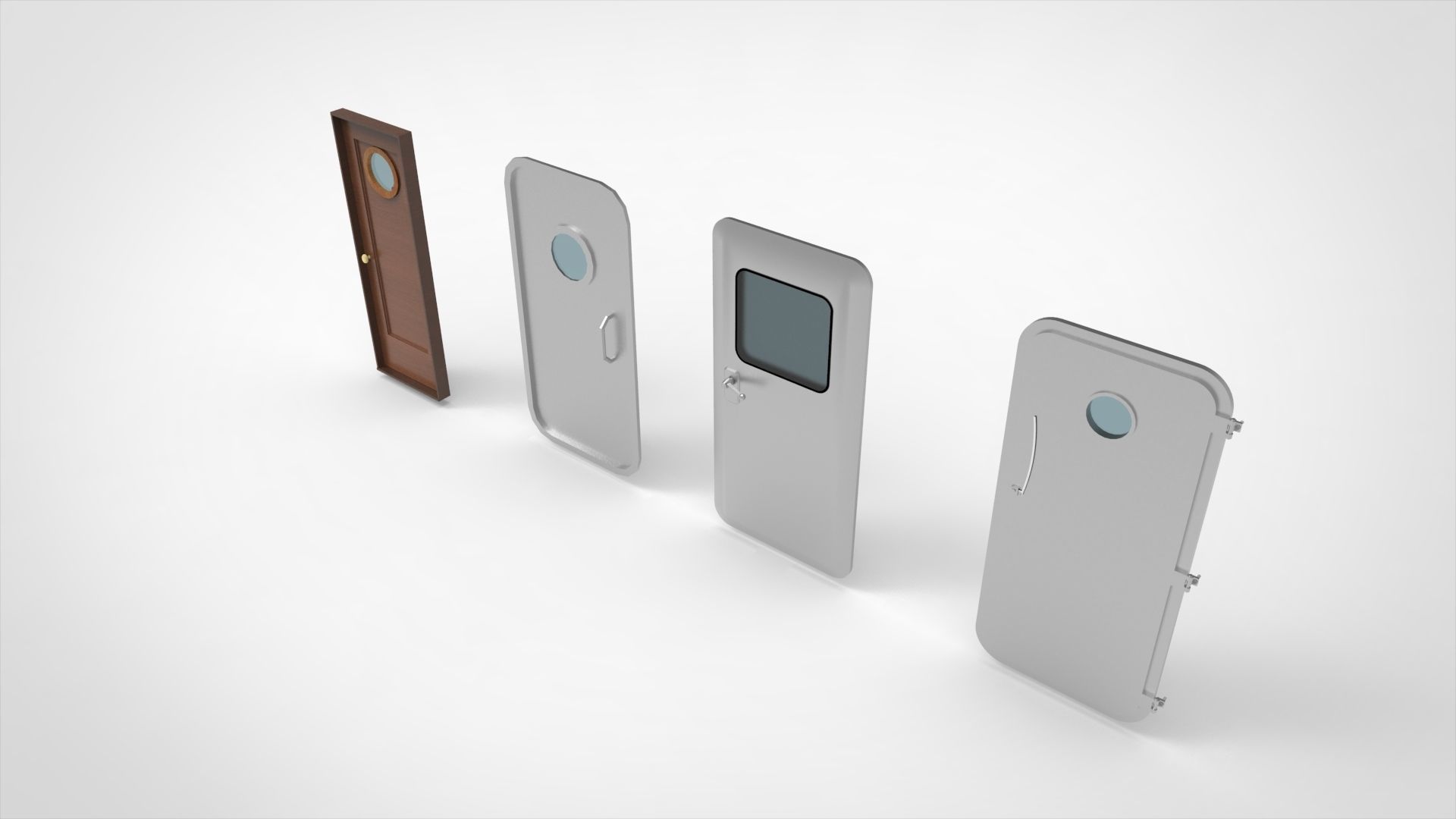 Ship Door 3D model_2