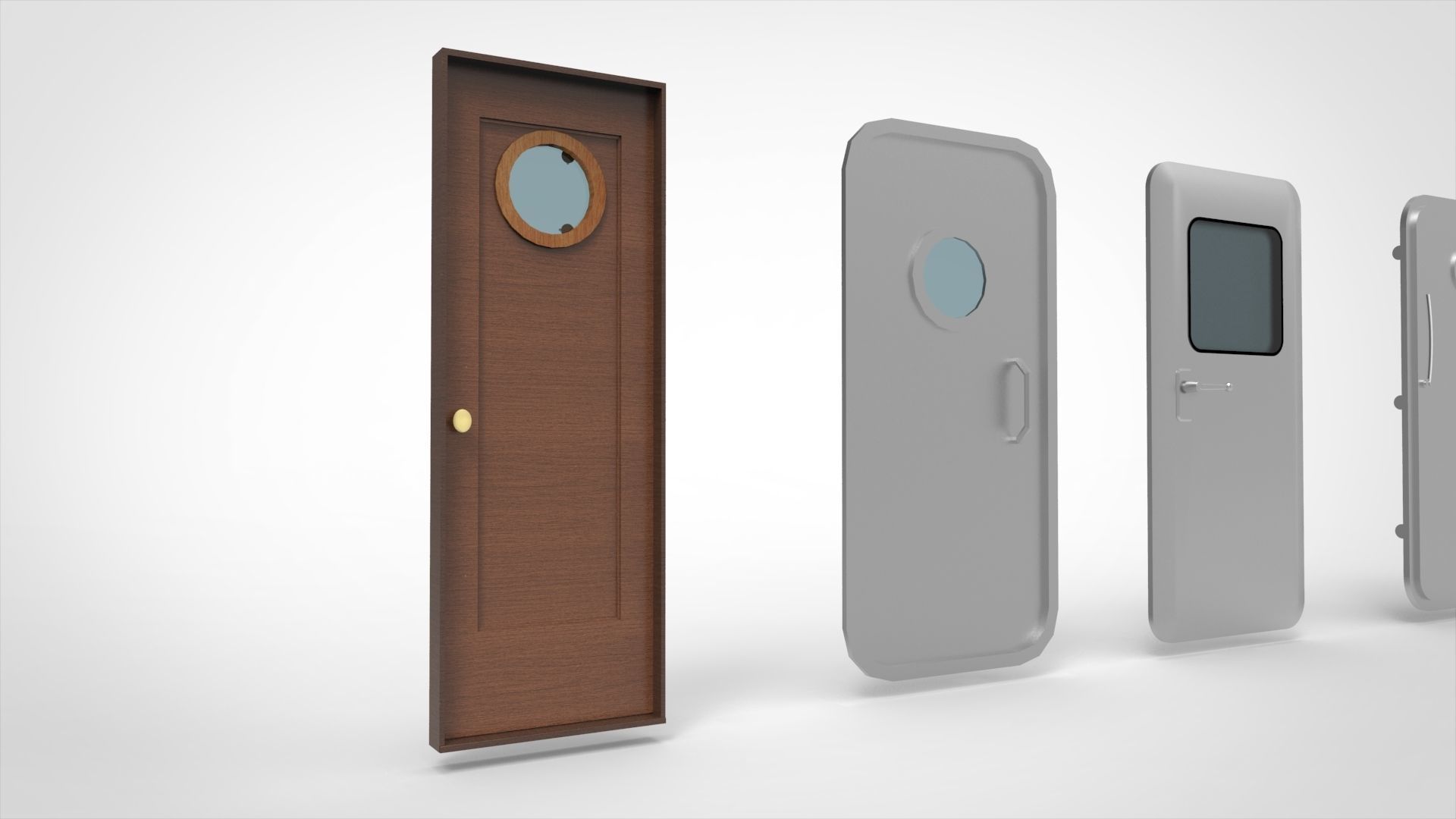 Ship Door 3D model_5