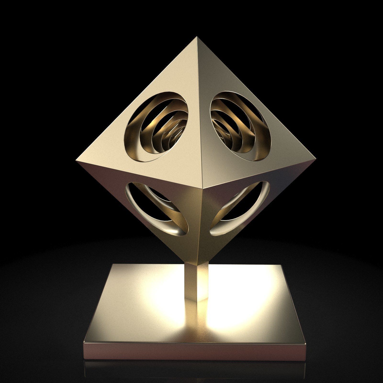 OctaEcho cube 3D print model_17