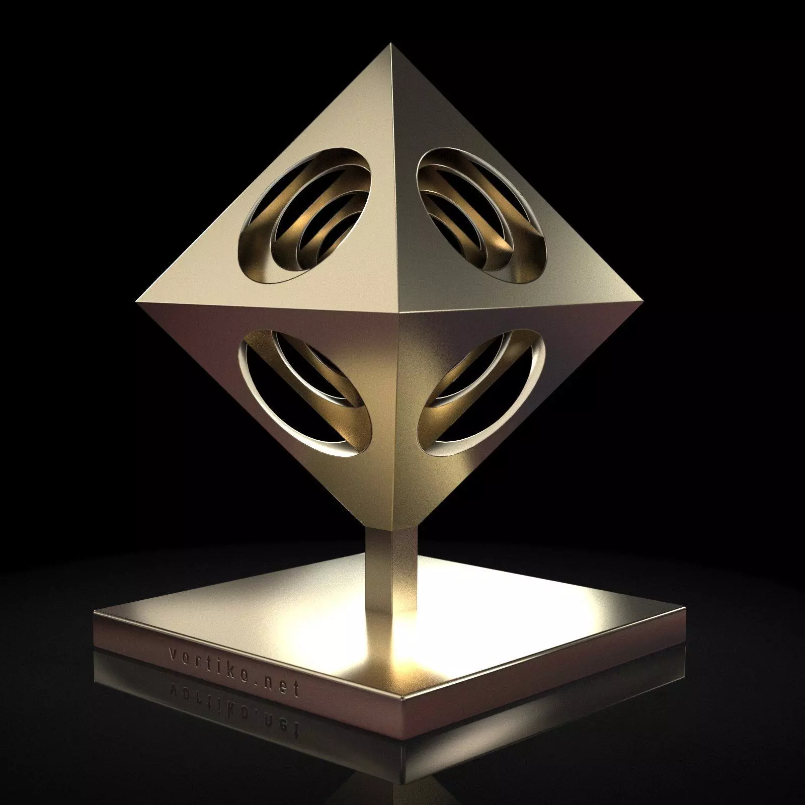 OctaEcho cube 3D print model_0