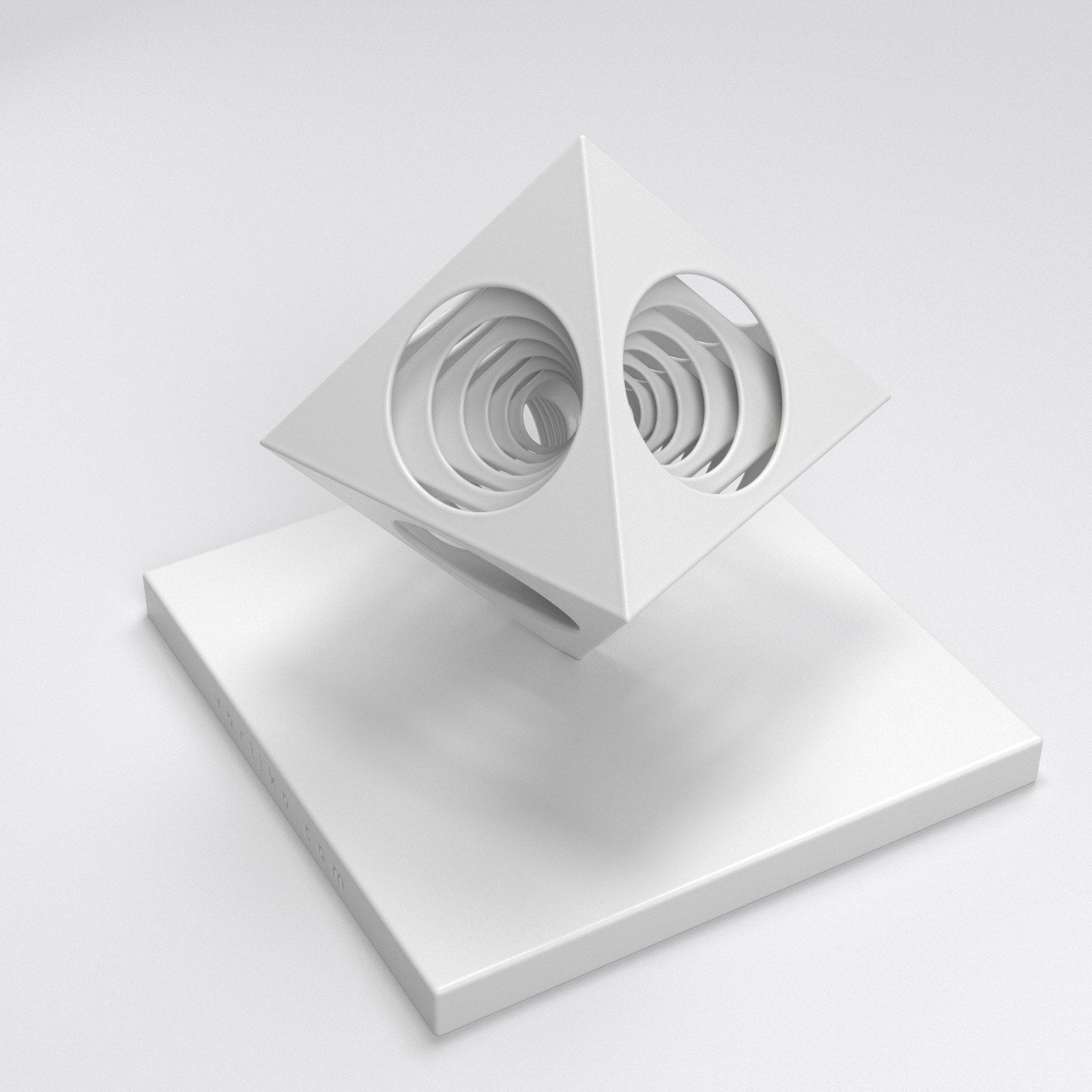 OctaEcho cube 3D print model_10