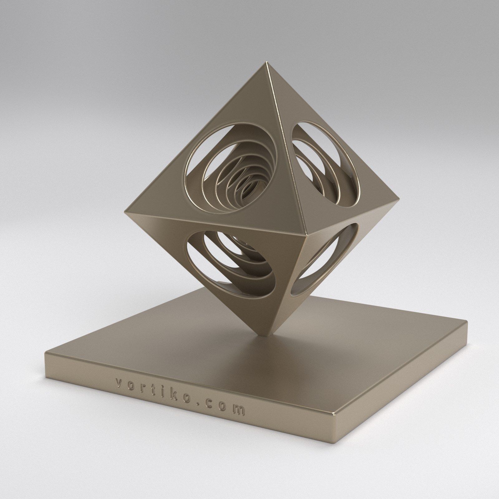 OctaEcho cube 3D print model_6