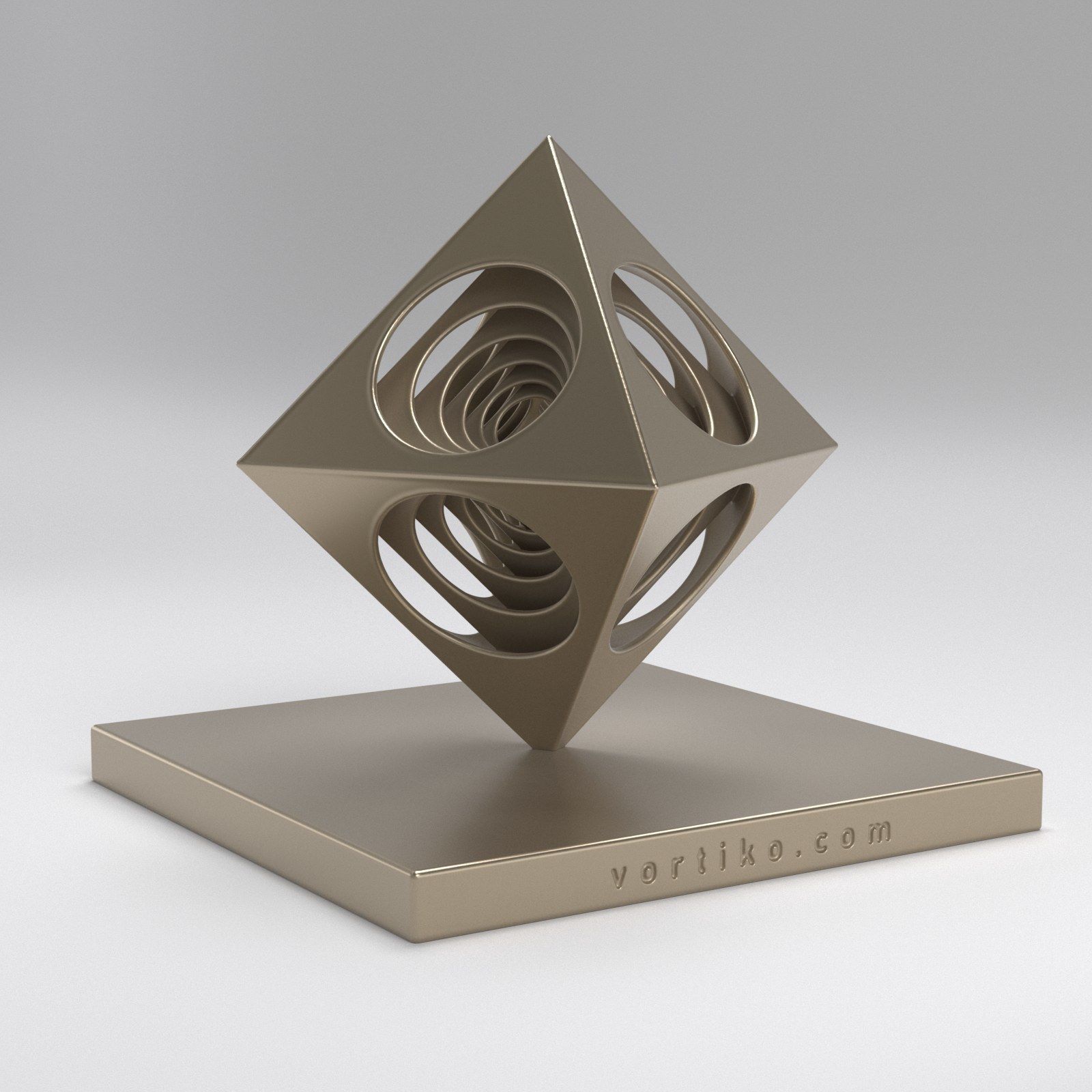 OctaEcho cube 3D print model_8