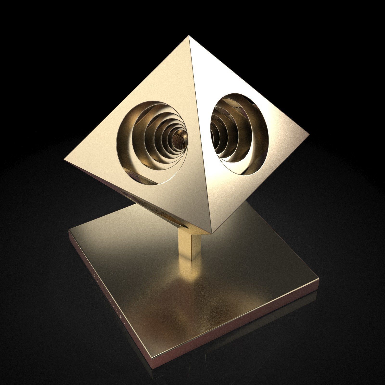 OctaEcho cube 3D print model_1