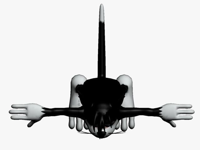 butch looney tunes cat Low-poly 3D model_17