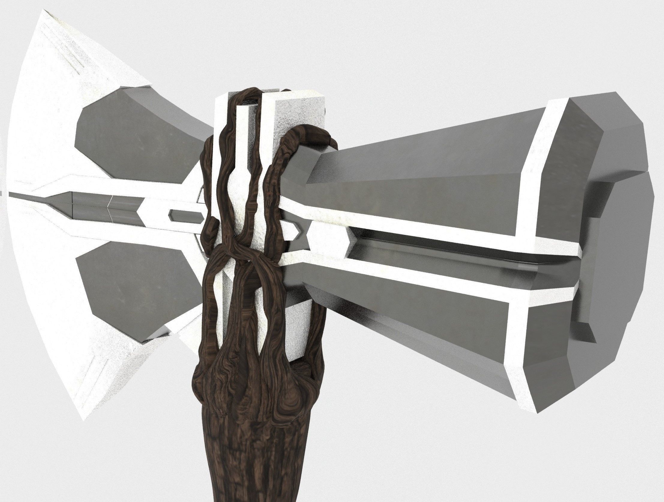Stormbreaker axe 3D model_10