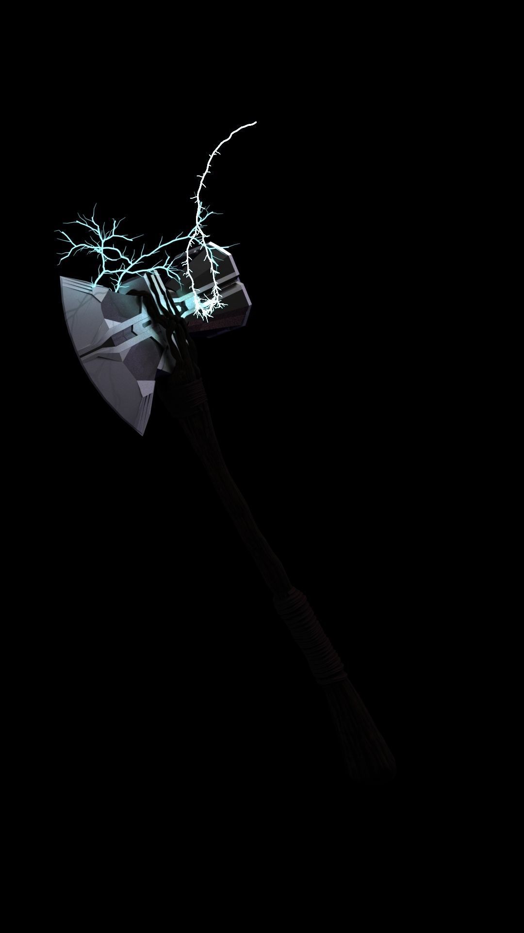 Stormbreaker axe 3D model_14
