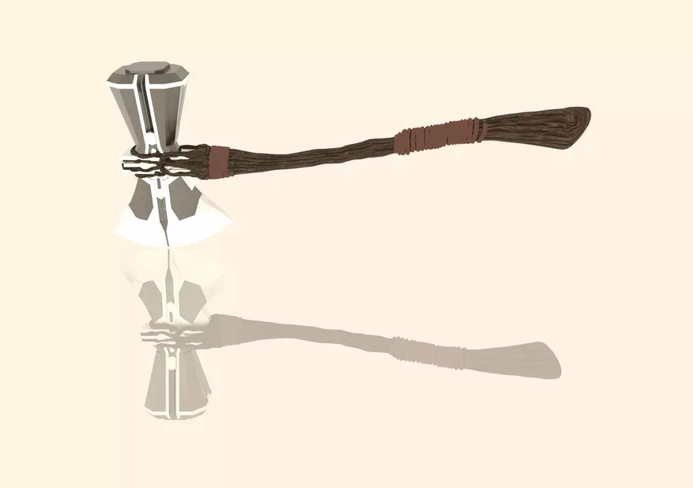 Stormbreaker axe 3D model_0