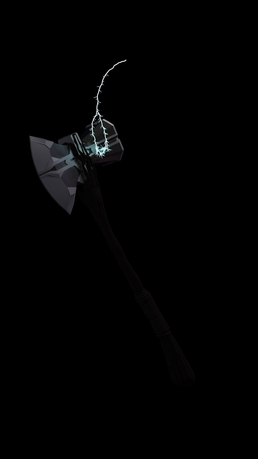 Stormbreaker axe 3D model_12