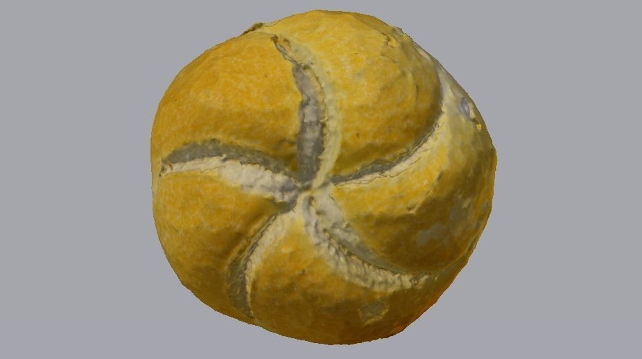 White Bread Low-poly 3D model_13