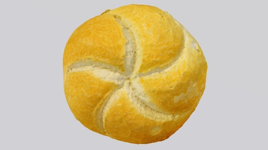 White Bread Low-poly 3D model_8