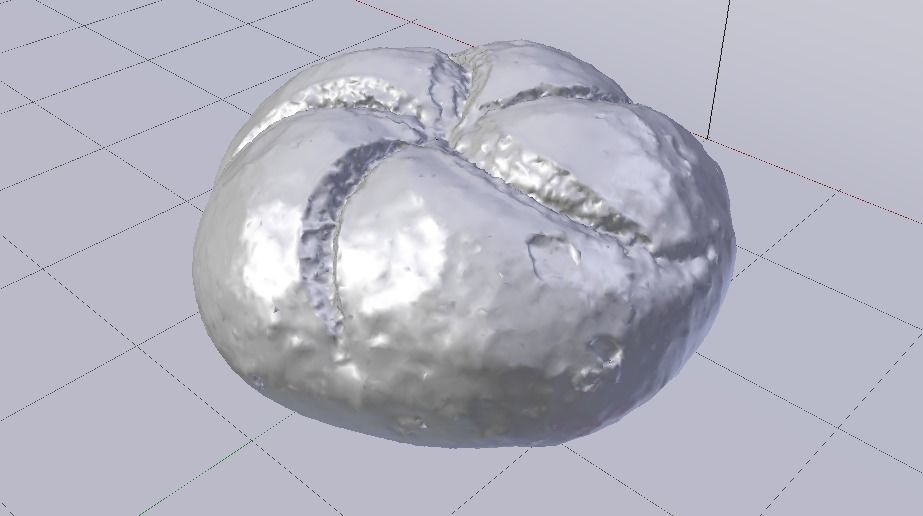 White Bread Low-poly 3D model_15