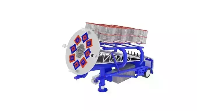 Trailer Carnival Spin Cage