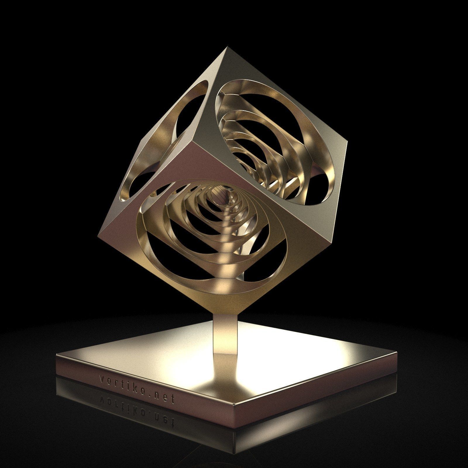 Turners Cube 3D print model_1